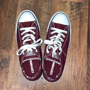 Maroon Converse